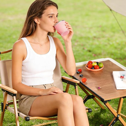 Collapsible Travel Cup, BPA-Free Reusable Water Cup, Lightweight Drinking Cups - Image 8