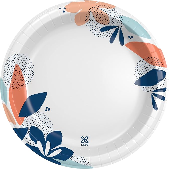 Dixie Paper Plates, Large 10 Inch | 2X Stronger | Microwave-Safe | Soak-Proof | - Image 9