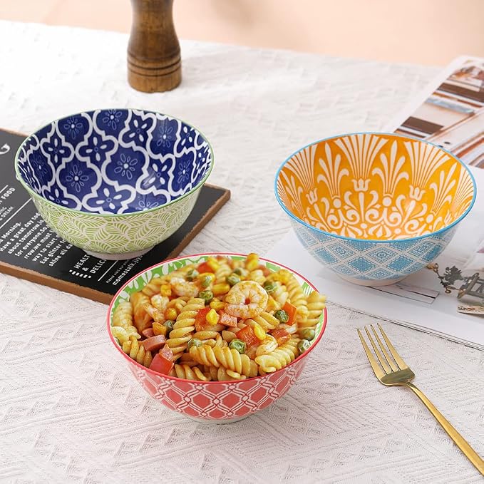 Cereal Bowl Porcelain Soup Bowls - Image 3