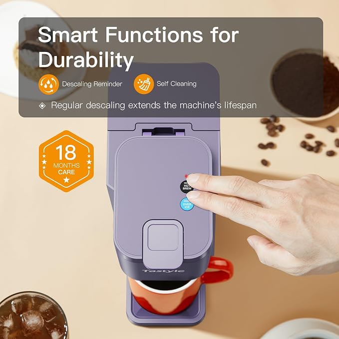 Tastyle Mini Single Serve Hot and Iced Coffee Maker - Image 6