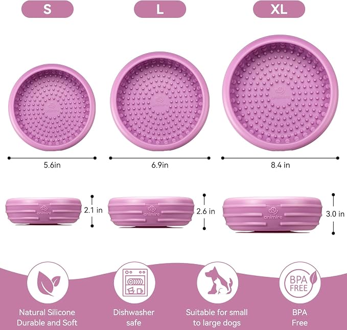 Dog Lick Bowl, Animire Freeze Lick Mat - Image 5