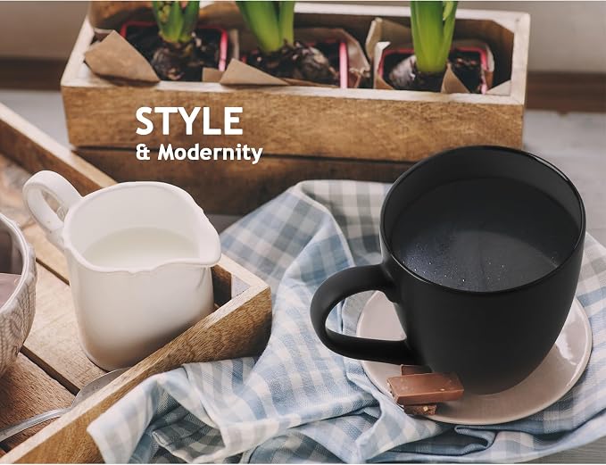 MIAMIO - Coffee Mugs Set of 6 - Le Papillon Collection | Modern ceramic coffee - Image 4
