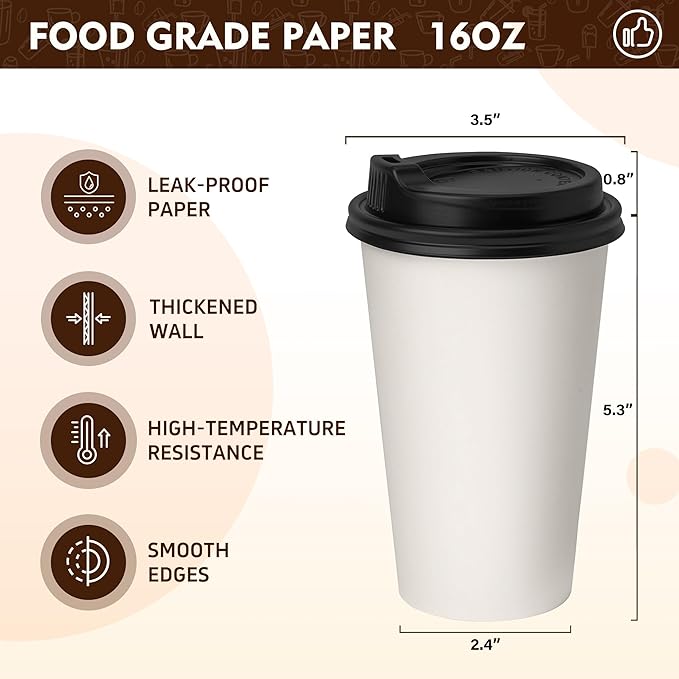 YEEHAW 16 oz Disposable Coffee Cups - Image 2