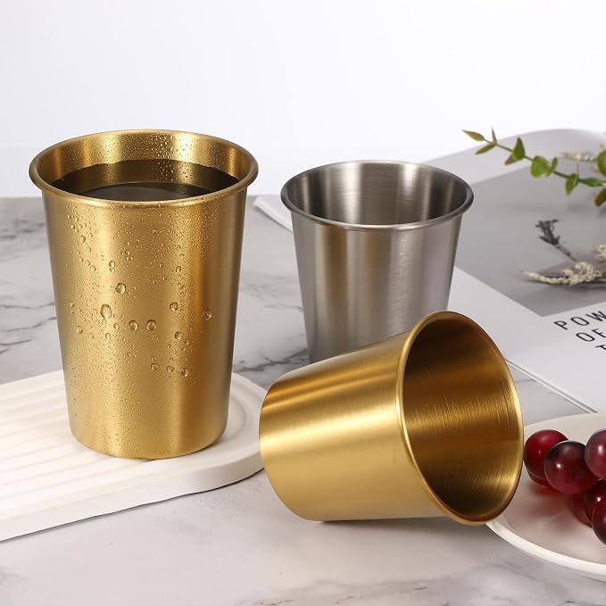 uxcell 2 Pcs Stainless Steel Cups, 17oz/500ml Metal Cups Double Wall Tumbler - Image 3
