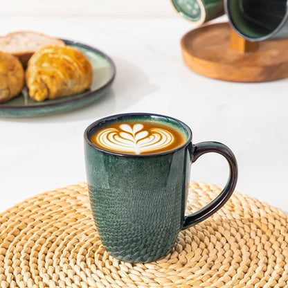 vancasso STARRY Ceramic Coffee Mug Set of 6, 12 Oz Tea Cups - Image 6