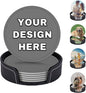 Custom Drink Coasters Set of 6 by YHPHRTA