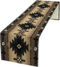 Aztec Table Runner, Southwestern Ethnic Geometric Triditional Table Runner by Yearn+Jear