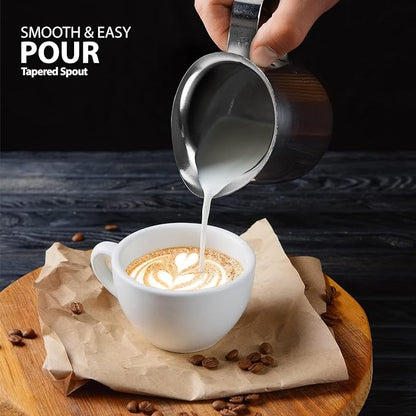Stainless Steel Bell Creamer Espresso Shot Frothing Pitcher Cup Latte Art - Image 3