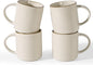 famiware Coffee Mug Set for 4, Star 16 oz Catering Mugs Cup Set by Famiware