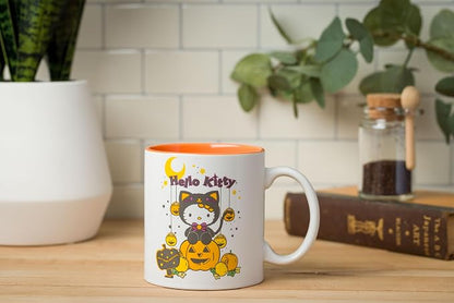 Silver Buffalo Sanrio Hello Kitty Halloween Themed Look, Ceramic Mug, 20oz | - Image 7