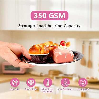 96Pcs 16th Birthday Party Decorations, Serves 24 | Rose Gold Plates and Napkins - Image 6