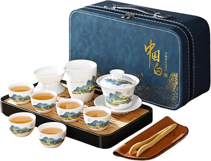 Chinese Tea Set Traditional, Chinese Kung Fu Tea Set by REOWONU