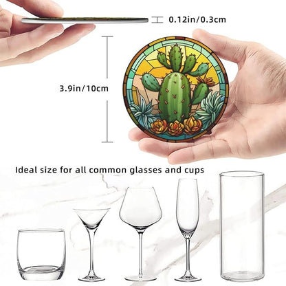 Cactus Coasters for Drinks, Housewarming Gifts - Image 5