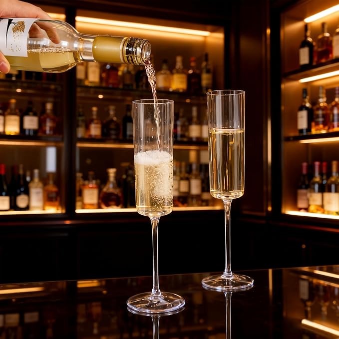 Ciaell 24 Pack Plastic Champagne Flutes - Image 5