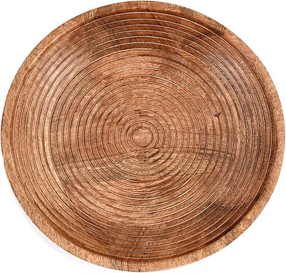 FRUIT BOWL Mango Wood Round Shaped Serving Bowl - Image 4