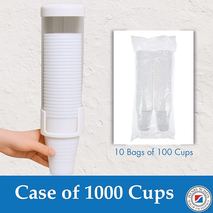 Henry Schein 5 Oz Plastic Disposable Dental Cups, 1000 Ct | Embossed Grip - Image 5