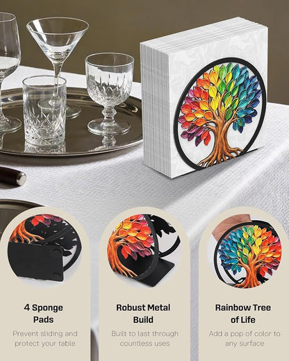 Uniclife Metal Napkin Holder for Table Standing Napkin Dispenser|Luncheon & - Image 4