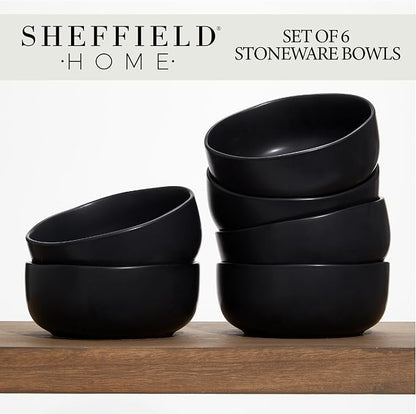 Sheffield Home Large Stoneware Cereal Bowls - Image 3