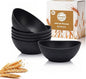 Cereal Bowls Sets of 6, Unbreakable & Lightweight Wheat Straw Bowls 26oz by BUSOKIP
