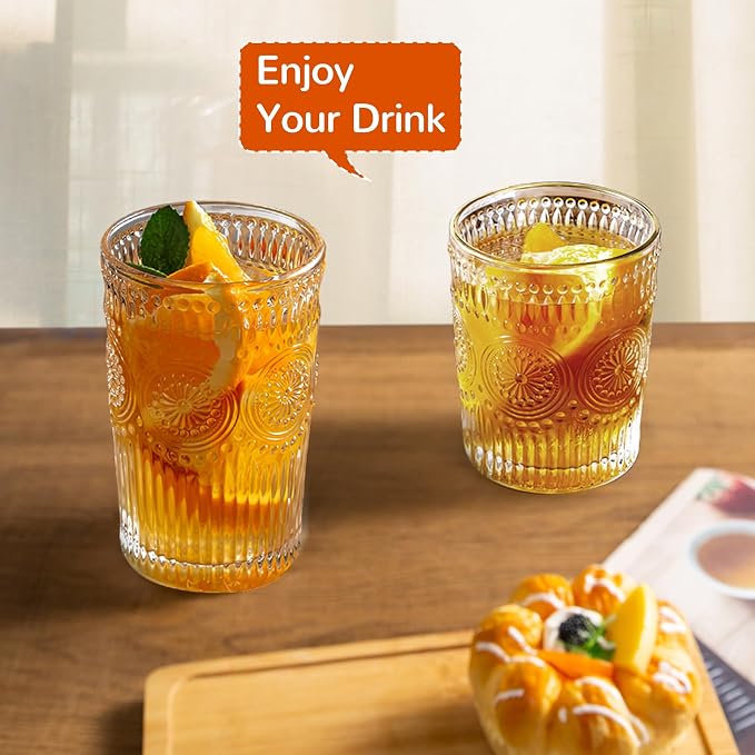 10Pcs Vintage Drinking Glasses - Image 5