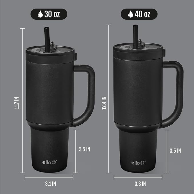 Ello Oasis 40oz Insulated Stainless Steel Tumbler - Image 8