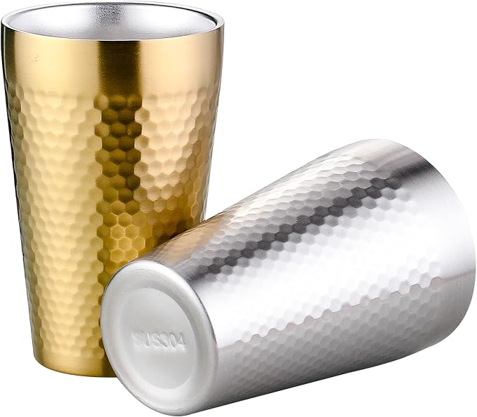 BEFOY Pint Cup - 16oz Double Layer Cup Wall Stainless Steel Unbreakable Hot & - Image 8