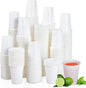 Lilymicky 500 Pack 7 oz White Plastic Cups, Disposable Drinking Cups | Non-slip by Lilymicky