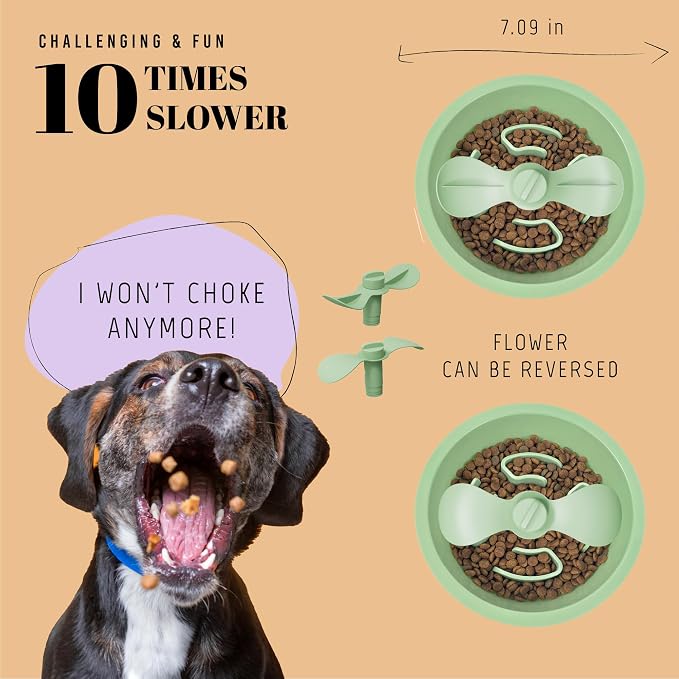 AVERYDAY Slow Feeder Dog Bowls for Medium Breed, 1.5 Cups Engagement Food - Image 3