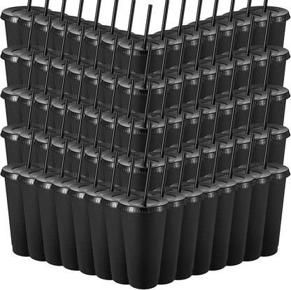 Honeydak 150 Pack Tumbler with Straw and Lid Bulk Cups by Honeydak