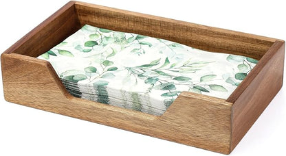 Guest Towel Napkin Holder, Disposable Hand Towel Holder | Wooden Guest Towel by Aoravvik