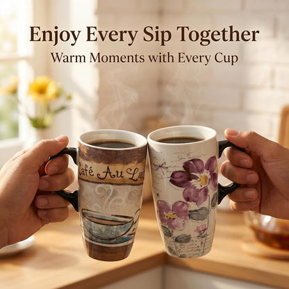 Topadorn Set of 2 Ceramic Travel Mugs - Image 9