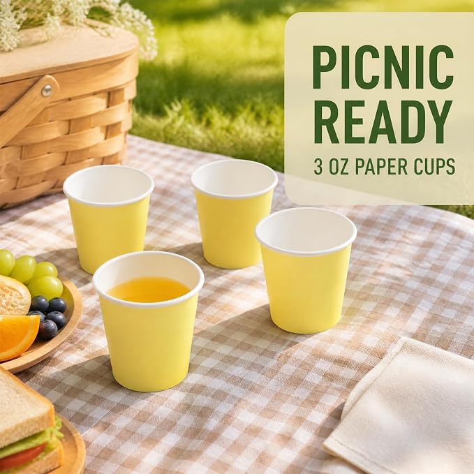 100 Pack 3 oz Disposable Paper Cups, Mouthwash Cups Espresso - Image 6