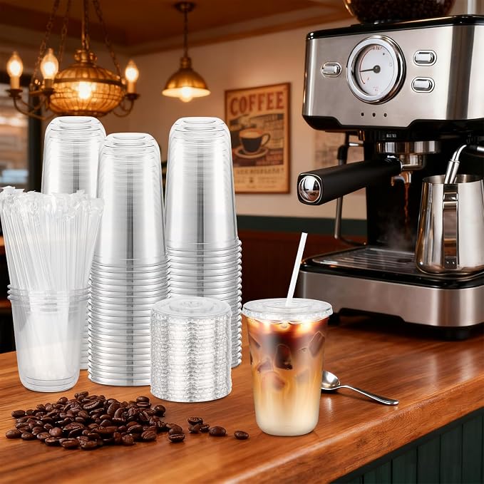 50 Pack 16 oz Plastic Cups - Image 2