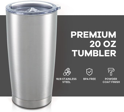 20 oz Tumbler with Lid Stainless Steel Insulated Tumblers Bulk Cups Mug | - Image 2