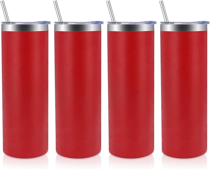 Volhoply 4 Pack Skinny Tumblers by LiveFully%EF%BC%8CDrinkFreely%E2%80%94KeepGoingwithVolhoply%EF%BC%81