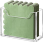 Acrylic Cocktail Napkin Holder for Table, for 5 x 5 Inches Napkin, Modern Vertical Napkin Holder for Kitchen, Clear Waterproof Napkins Holders for Dinner, Home, Bar