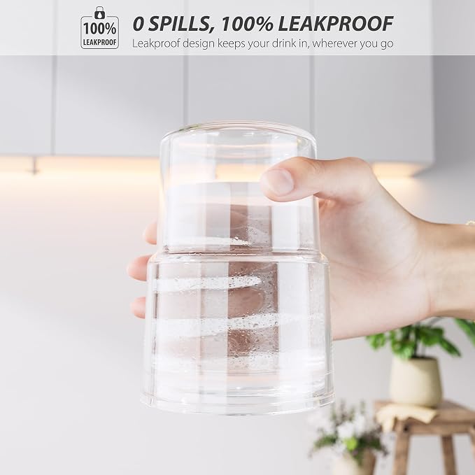 13oz Iced Coffee Cup, Glass Tumbler - Image 5