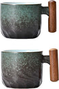 Zurucily Porcelain Espresso Cups Set of 2, Small Tea Cups, 2 oz Ceramic by zurucily