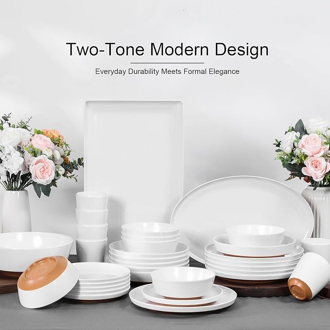 Webbylee 10.25" Melamine Dinner Plates Set of 6 - Image 7