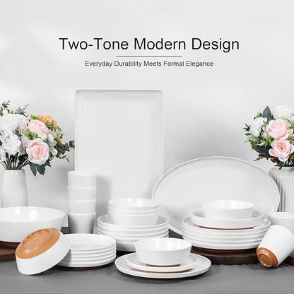 Webbylee Melamine Dessert Plates Set of 6-7.56" Serving Durable Dishes Perfect - Image 7