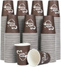 Clawsoff 300 Count 12 oz Paper Coffee Cups Disposable Hot Coffee Cups Brown | by BuyNow