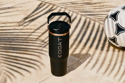 STANLEY IceFlow 2.0 Flip Straw Tumbler, 30 oz, Messi Goat Black | Easy Carry - Image 8