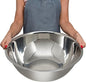 16 Quart Large Stainless Steel Mixing Bowls Set, Nesting Bowls | Extra Large by WHYSKO