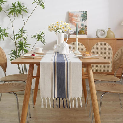 Blue Table Runner 72 Inches Long - Image 2