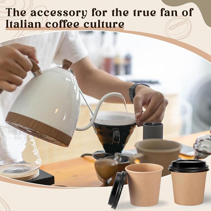 100 Sets 4 oz Disposable Espresso Cup - Image 5