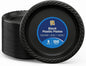 R-kay 100 Pack 9 Inch Black Plastic Plates by R-KAY