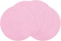SHACOS Round Braided Placemats Set of 4 Washable 15 inch Round Table Mats for Dining Table Place Mats Home Wedding Party Decor (Pink, 4)