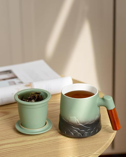 ZENS Tea Mug with Infuser and Lid - Image 8