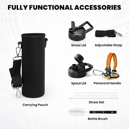 RAYMYLO Insulated Water Bottle 24 oz, Triple Wall Vacuum Stainless Steel | - Image 6