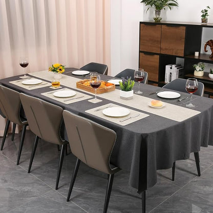 Table Runners 94 Inch Long, Dual-Sided Faux Leather Table Runner | Waterproof - Image 6